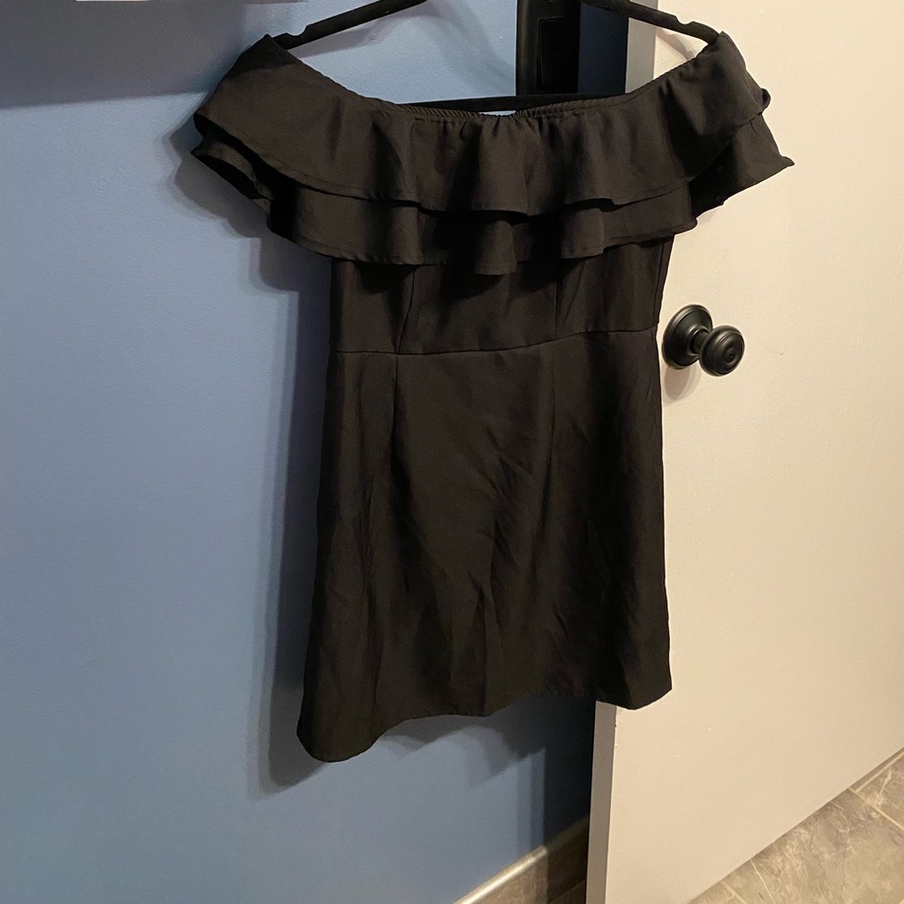 Pink Lily black dress